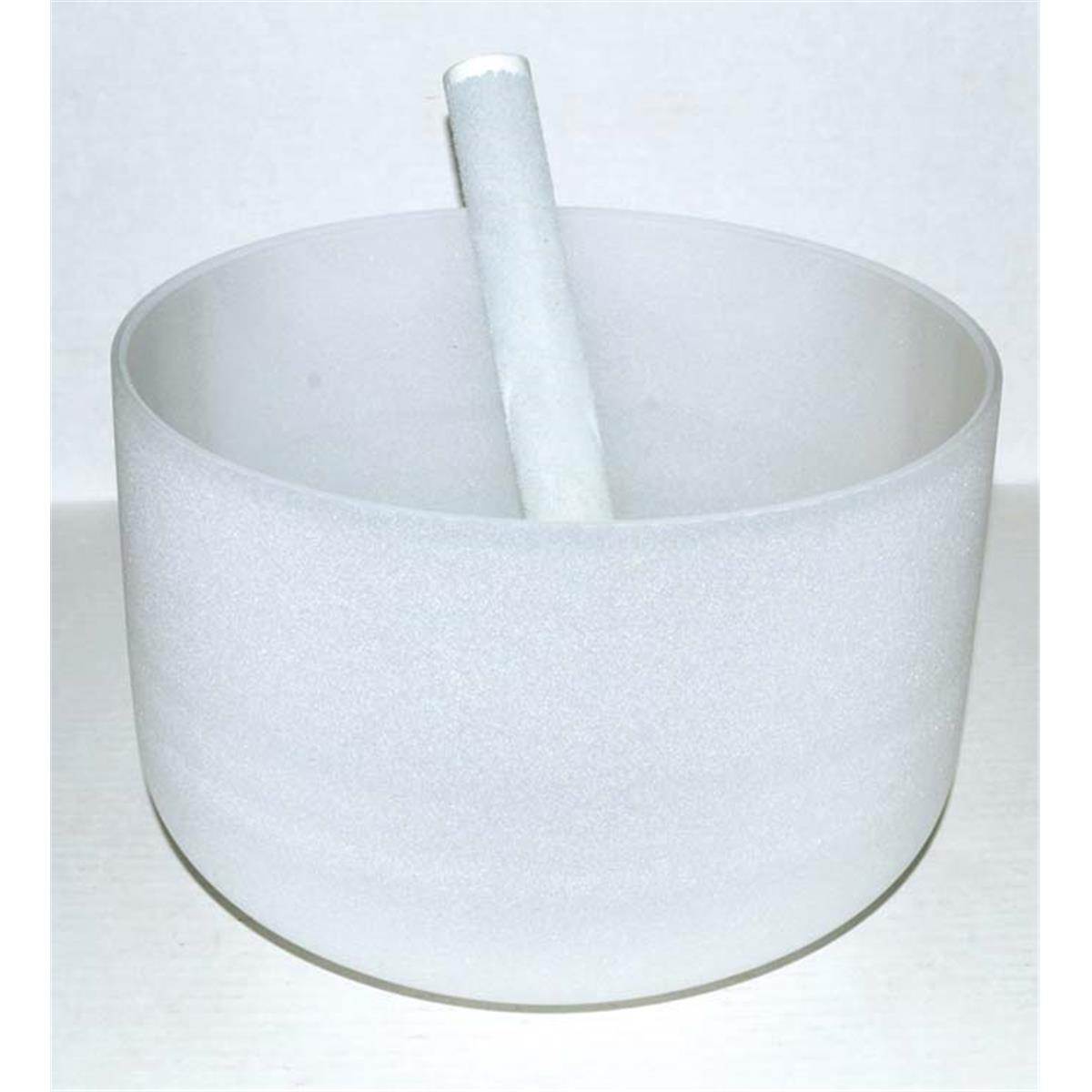 Picture of AzureGreen FSB10W 10 in. Off White Crystal Singing Bowl