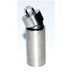 Ashes Chamber Pendant - Stainless Steel - 1.5in. x 0.5in. - Water Tight Seal