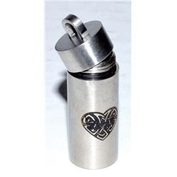 JME204 Ashes Chamber Pendant - Celtic Heart