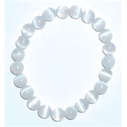 8 mm Selenite Bracelet