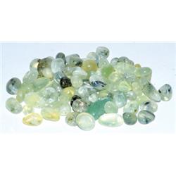 Picture of Azure Green GCTPREGB 1 lbs Prehnite&#44; Tumbled Chips&#44; Green - 6-8 mm