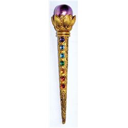 Picture of Azure Green RW2897 8.5 in. Ball & Chakra Stones Wand
