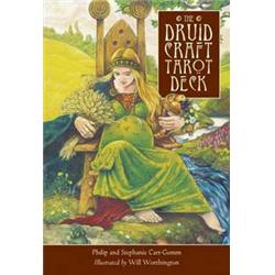 Picture of Azure Green DDRUCRA Druid Craft Tarot Deck Book by Carr-Gomm & Carr-Gomm