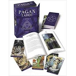 Picture of Azure Green DPAGTARDB Pagan Tarot deck & Book by Gina Pace