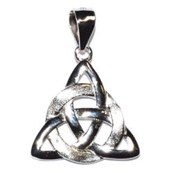 Triquetra Sterling Silver Pendant - Silver - 0.62 in. - High-Quality Design