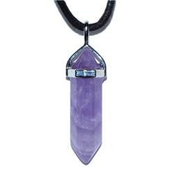 Picture of Azure Green JDTSPI 1.5 in. Spirituality Amethyst Double Terminated