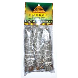 Picture of Azure Green RS3LOV 4 in. Love & Happiness Smudge Stick - Pack of 3