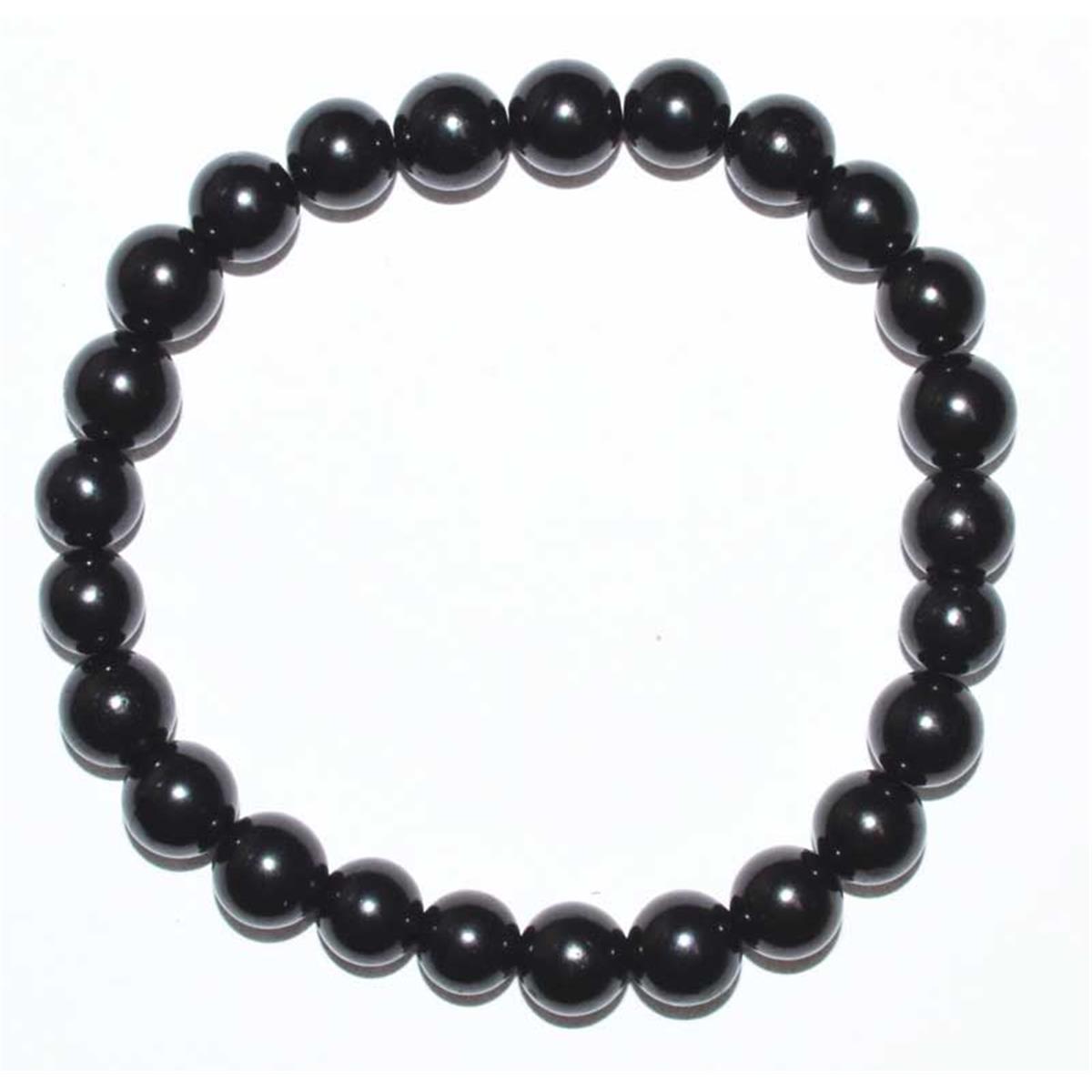 JB8SHU 8 mm Shungite Bracelet