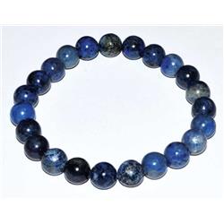JB8DUM 8 mm Dumortierite Bracelet