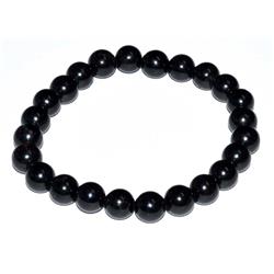 JB8TOUB 8 mm Tourmaline, Black Bracelet