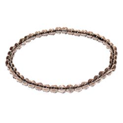 JB4SQ 4 mm Smoky Quartz Bracelet