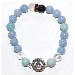 JB8CTHR 8 mm Chakra Throat Bracelet