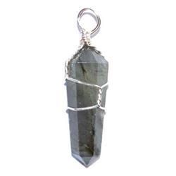 Picture of AzureGreen JWPLAB Labradorite Wire Wrapped Point Pendant
