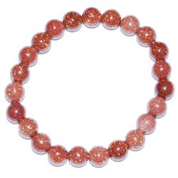 JB810GS 8 mm Goldstone Bracelet