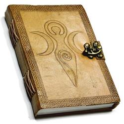 BBBLEARTH 5 x 7 in. Goddess of Earth Embossed Leather with Latch Book