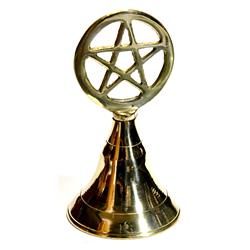 Azure Green FB109WP 4 in. Pentagram Brass Bell