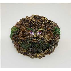 Picture of AzureGreen FAT3075 5 in. Greenman Ashtray&#44; Round