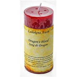 Picture of AzureGreen CLDRB 4 in. Dragons Blood Scented Lailokens Awen Candle