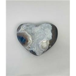 Picture of AzureGreen GHAGADM Heart Puffed Druze Agate&#44; Medium