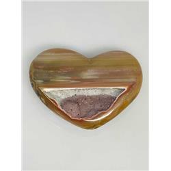 Picture of AzureGreen GHAGADS Heart Puffed Druse Agate&#44; Small