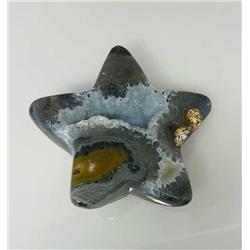 Star Agate Polished Gemstone - Multicolor - 0.50-1 lbs - Unique Inclusions