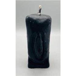 Female Gender Candle - Black - 6.5 in - Unique Decorative Accent