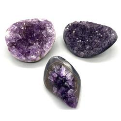 Picture of Azure Green GFBAMES Full Body Polished Amethyst Gemstone&#44; Small
