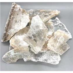 Picture of AzureGreen GFSELP12 5-8 in. 12 lbs Flat Of Selenite Polished Slices