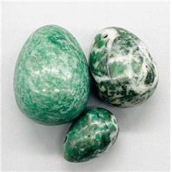 Jade Yoni Eggs - Set of 3 - Natural Healing Energy
