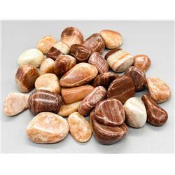 Aragonite Tumbled Stones - Red - 1 lb - Healing Energy