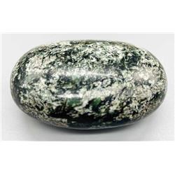 Emerald In Matrix Palm Stone - Green - 0.4 lbs - Healing Energy