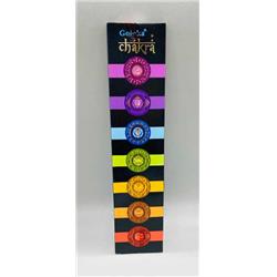 Picture of AzureGreen ISGCHA15 15 gm Goloka 7 Chakra Incense Sticks