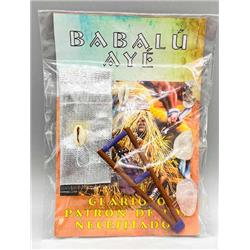 Picture of AzureGreen ABABA Babalu Aye with Quartz Spiritual Supplies