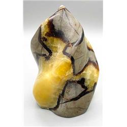 Septarian Flame Shape Stone - Multi-Color - 1 lb - Unique Flame Design