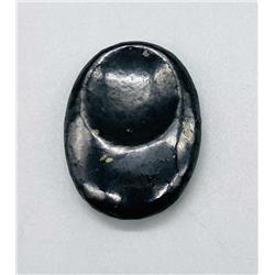 Shungite Worry Stone - Black - 1.5 inches - Healing and Protection