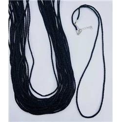 Picture of AzureGreen JCB003 24 in., 2 mm Braided Necklace Cord, Black - Set of 25