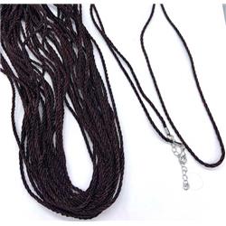 Picture of AzureGreen JCB004 24 in.&#44; 2 mm Braided Necklace Cord&#44; Brown - Set of 2