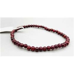 JB4GAR 4 mm Garnet Bracelet