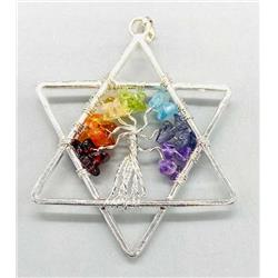 Picture of AzureGreen JTRESD Tree of Life & Star of David Pendant