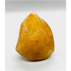 Hematoid Quartz Flame Stone - Yellow - 1 lb - Calming Energy Enhancer