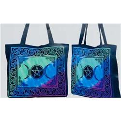 Picture of AzureGreen RB013 15.7 x 17.7 in. Triple Moon Tote Bag