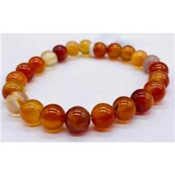 JB8059 8 mm Bracelet, Agate Red