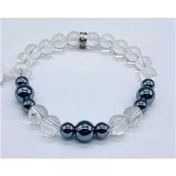 JB8301 8 mm Bracelet, Quartz Terahertz
