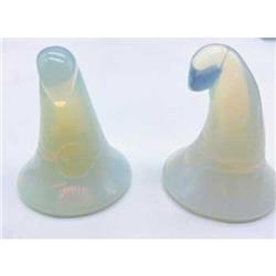 Opalite Witch's Hat Crystal - 1.75 in. - Set of 2 - Chakra Healing