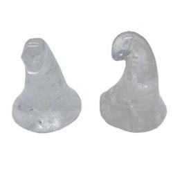 SWH060 1.75 in. Witchs Hat Crystal, Clear - Set of 2