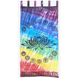 Picture of AzureGreen WC017 44 x 88 in. Lotus Chakra Curtain