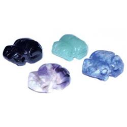 Picture of AzureGreen GAF15VAR12 15 mm Frog Various Stones, Set of 12