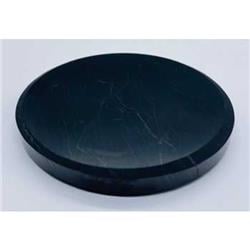 Picture of AzureGreen GCSHU3 3.5 in. Coaster Crystal, Shungite Black
