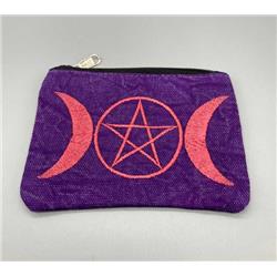 Picture of AzureGreen FCP032 4 x 6 in. Triple Moon Coin Purse - Set of 2