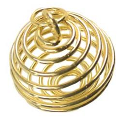 Picture of AzureGreen JCOILG24 1 in. Gold Plated Coil Charms - Set of 24